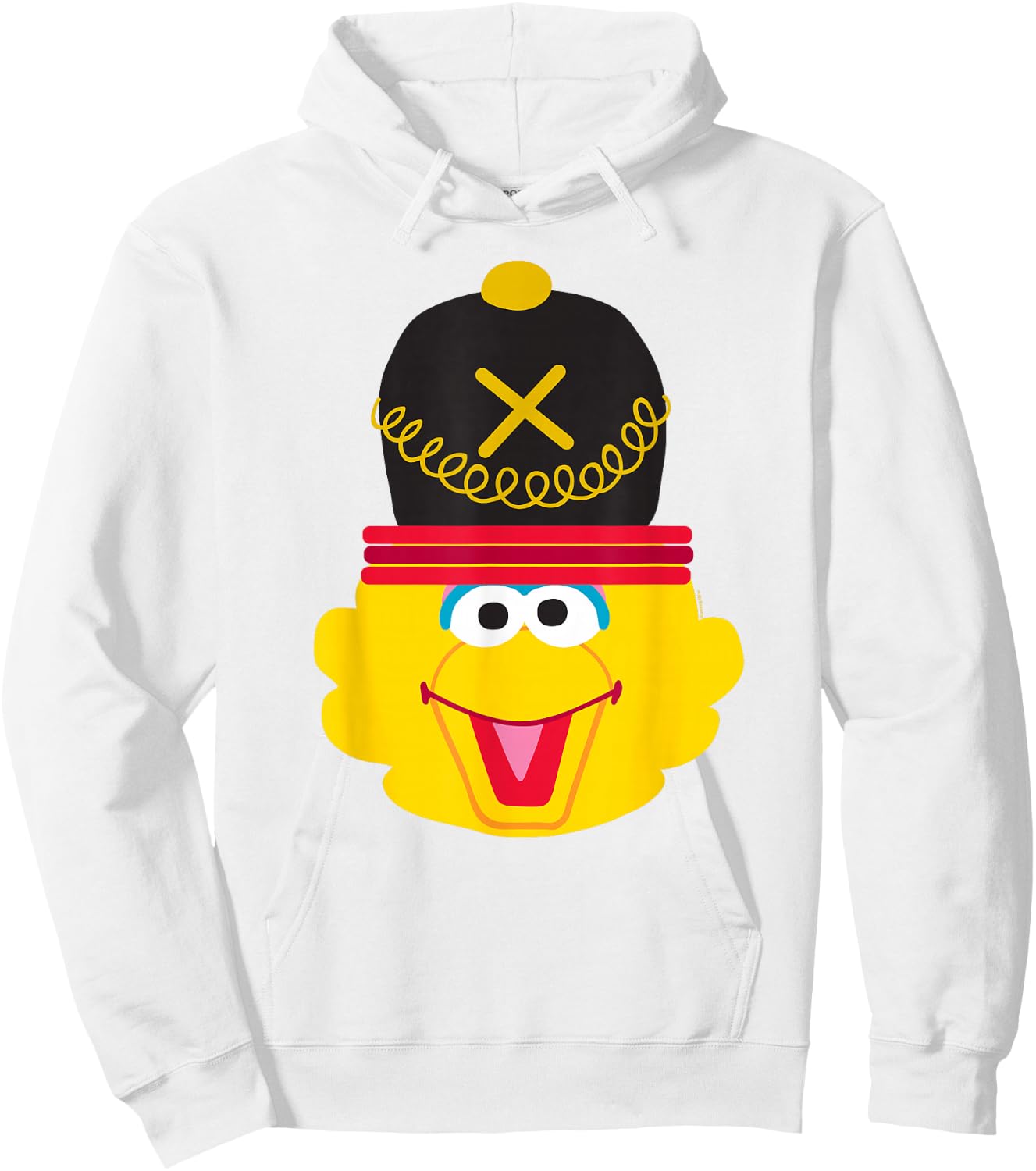 Sesame Street Christmas Nutcracker Big Bird Hoodie - Hoodie | White