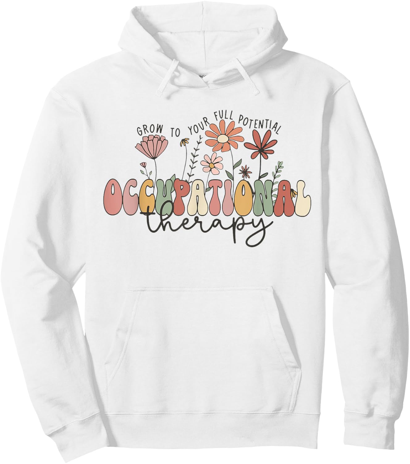 Occupational Therapy Pediatric Therapist OT Month Assistant Hoodie - Hoodie | White