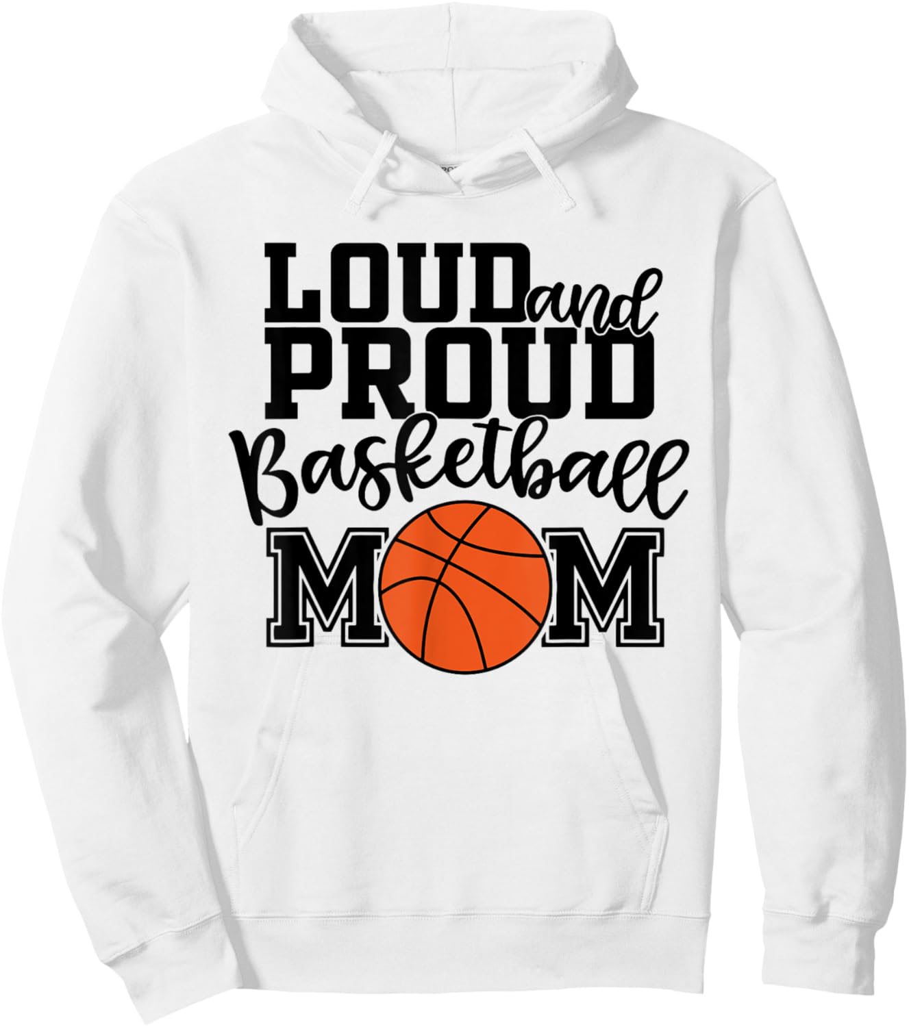 Basketball Mom Hoodie - Hoodie | White
