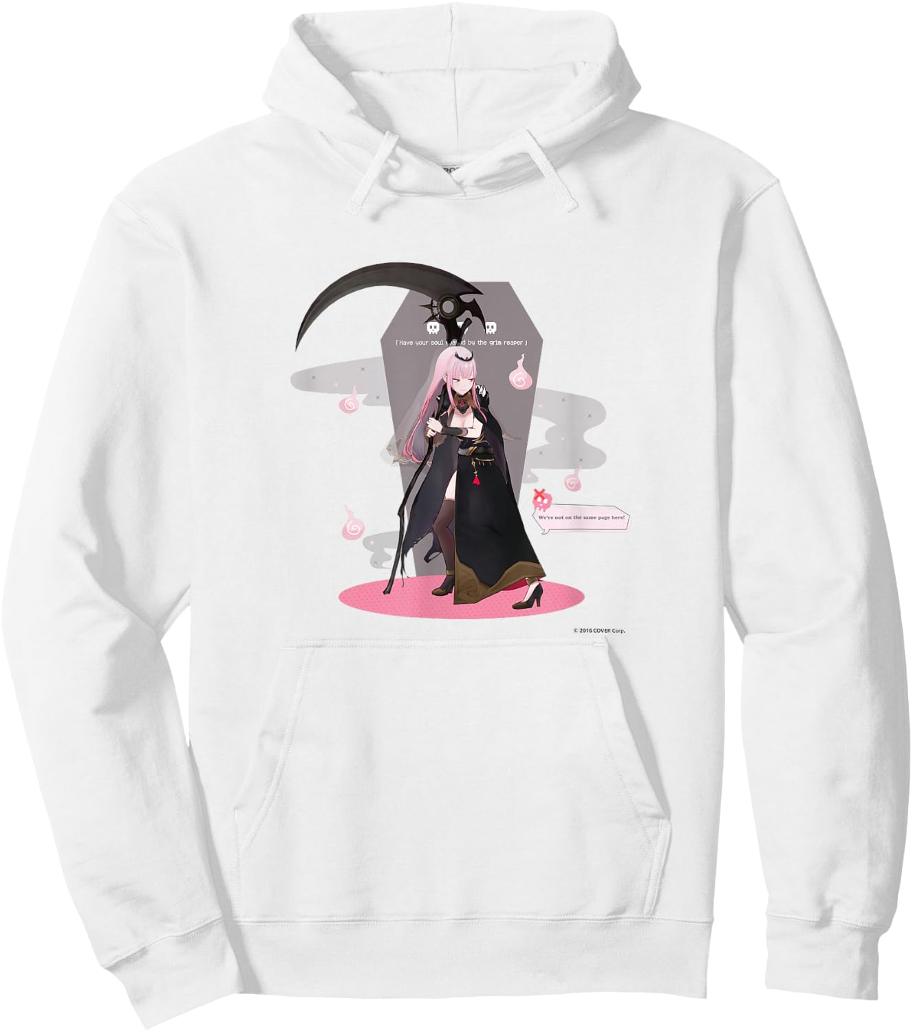 【Mori Calliope】 Holo no Graffiti Greatest Moments Hoodie - Hoodie | White