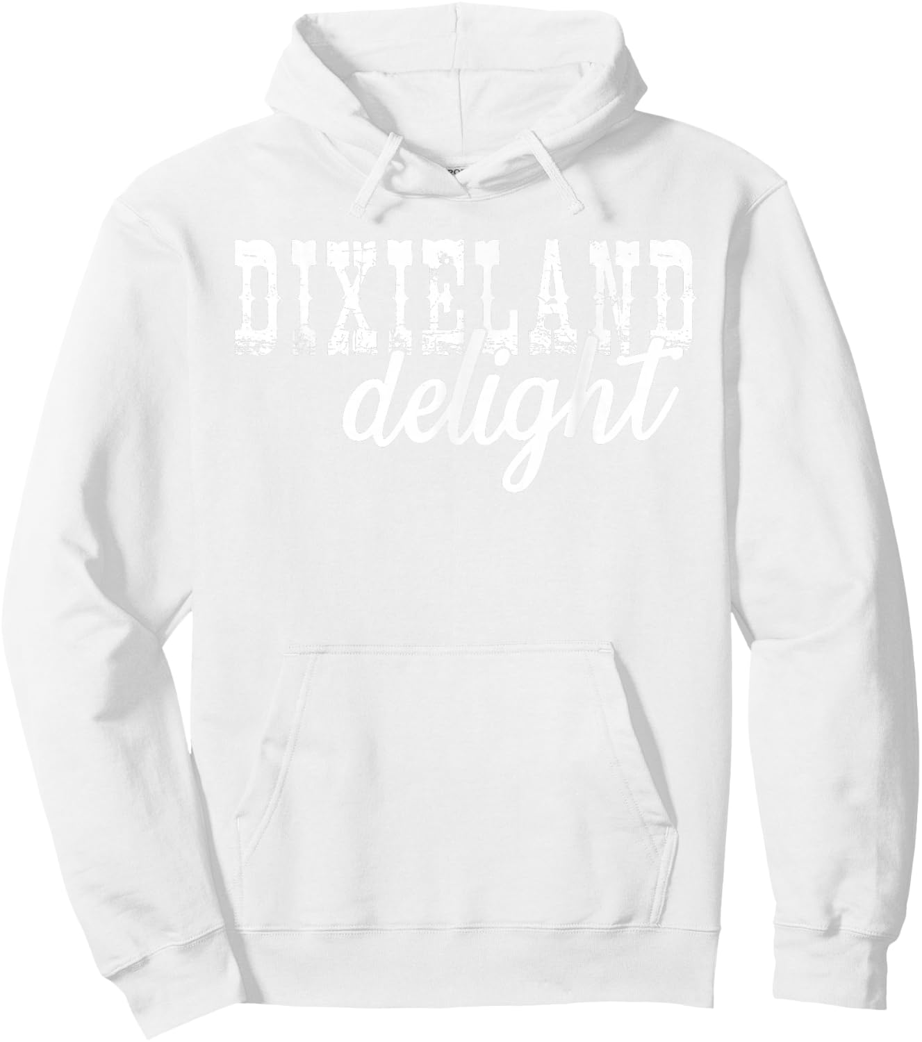 Dixieland Delight | Tennessee Orange Checker Hoodie - Hoodie | White