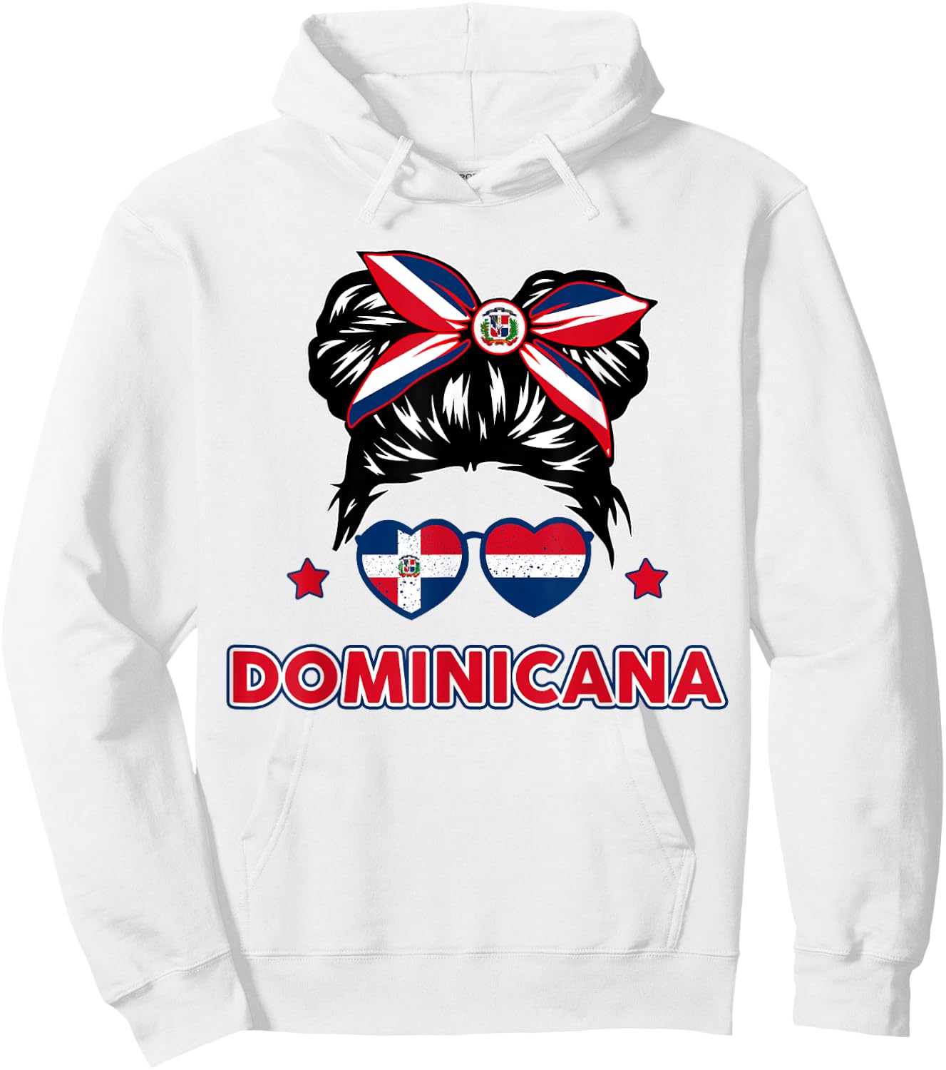 La Dominicana Republica Hispanic Heritage Dominican Girl Kid Hoodie - Hoodie | White