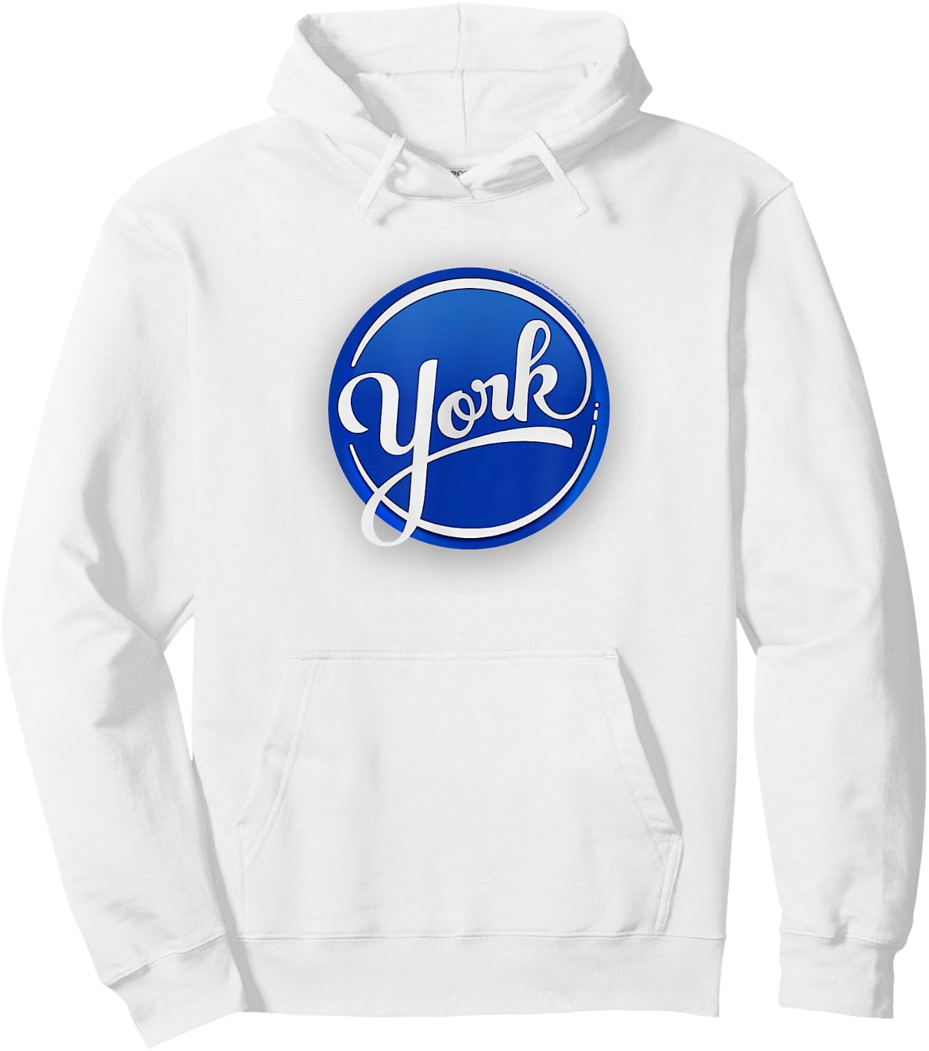 York Peppermint Patty Centered Logo Hoodie - Hoodie | White