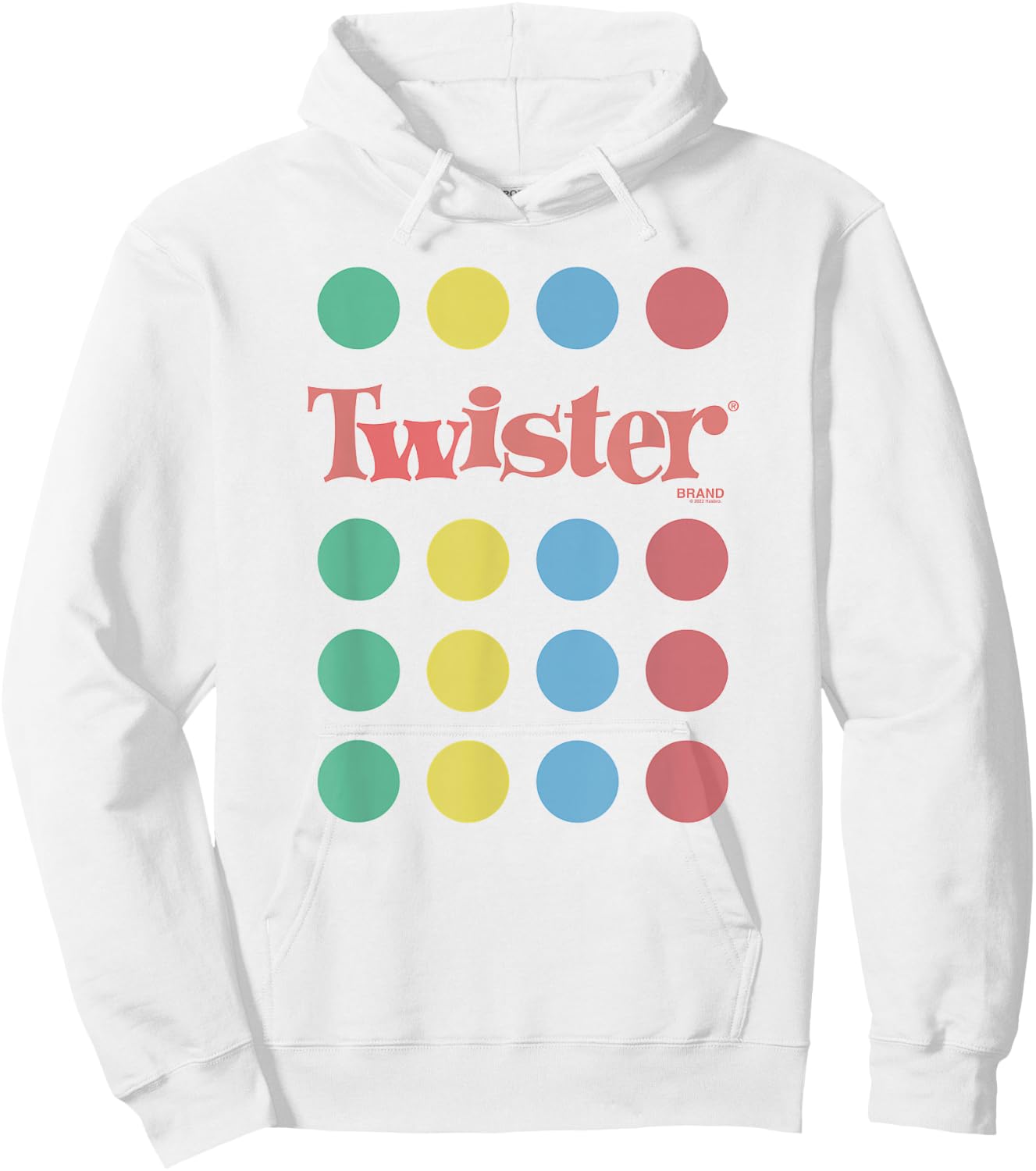 Twister Unfold The Mat Circles Color Dots Retro Game Hoodie - Hoodie | White