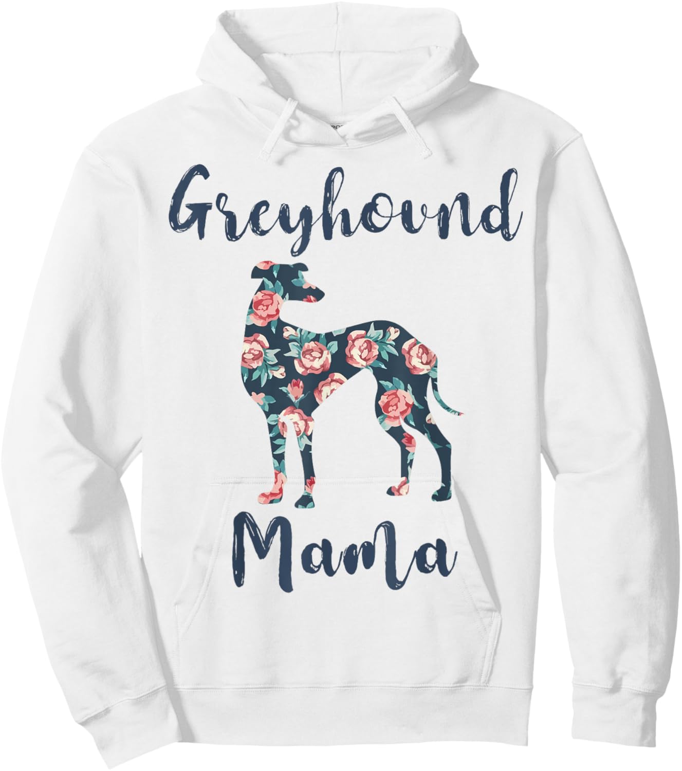 Greyhound Mom Shirt Women Greyhound Mama Dog Mother Day Gift Hoodie - Hoodie | White