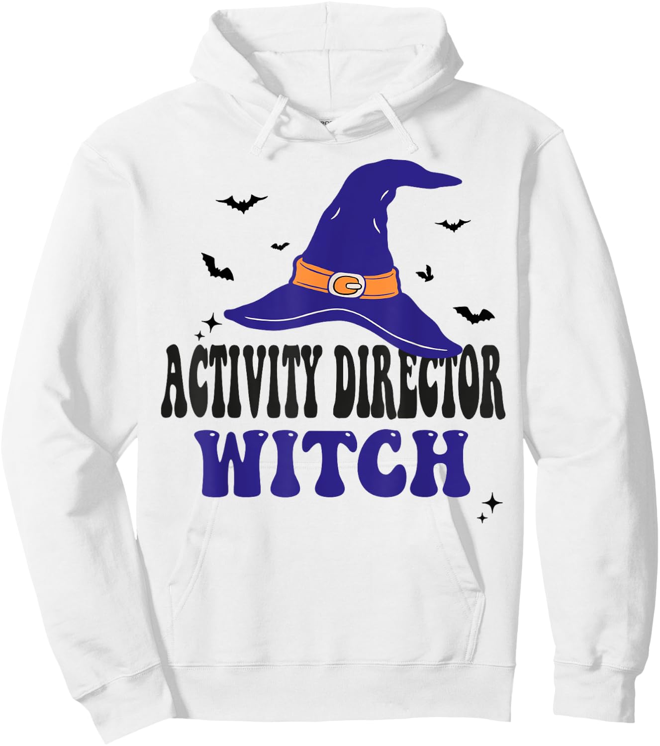 Activity Director Witch Halloween Matching Group Costume Hoodie - Hoodie | White