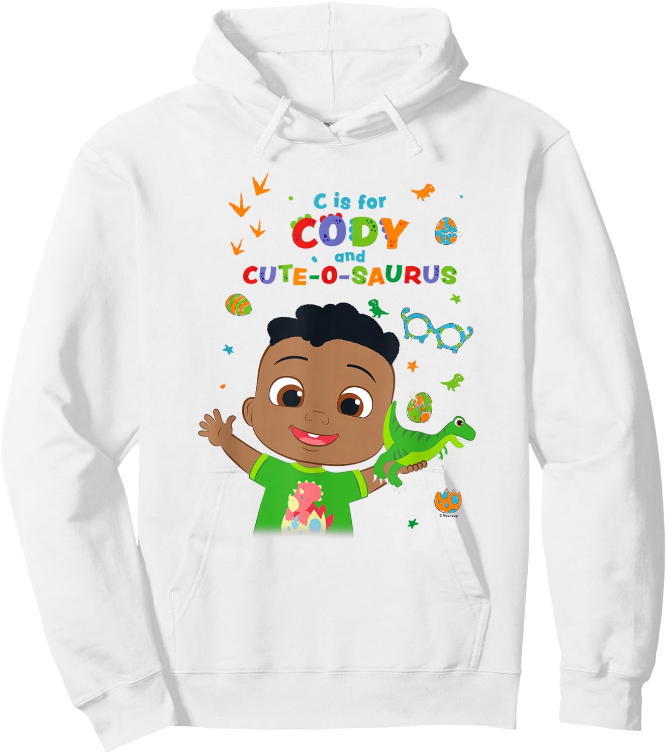 CoComelon C is for Cody and Cute-O-Saurus Hoodie - Hoodie | White