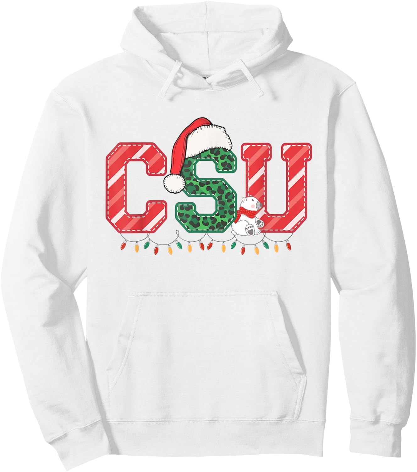 CSU Nurse Christmas Cardiac Service Unit Nurse RN CVICU Hoodie - Hoodie | White