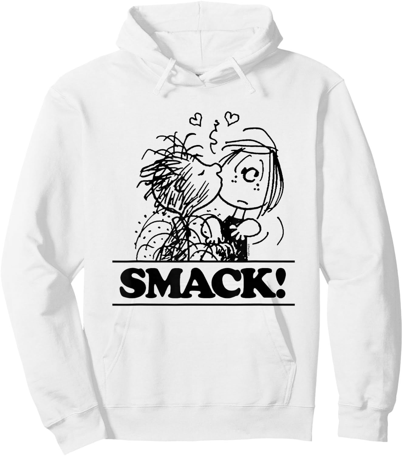 Peanuts - Pigpen Peppermint Patty Smack Hoodie - Hoodie | White