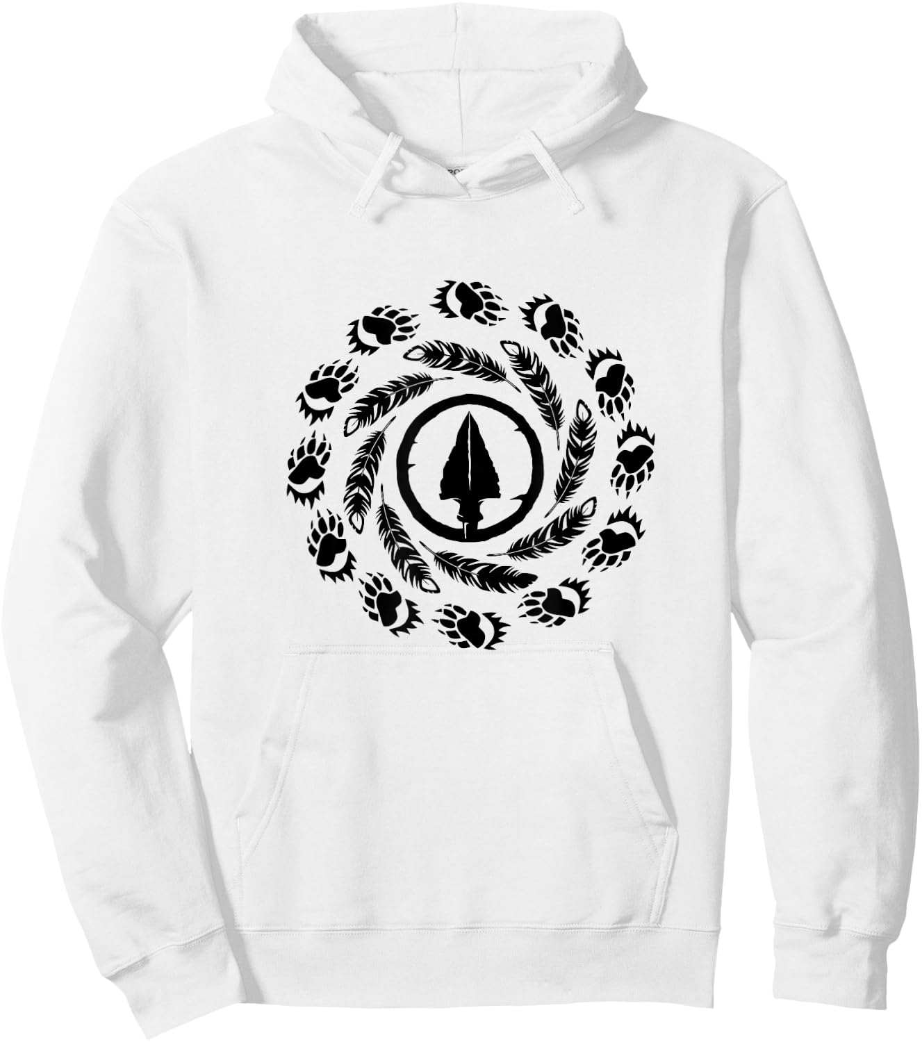 Native American Indian Dream Catcher Western Hoodie - Hoodie | White