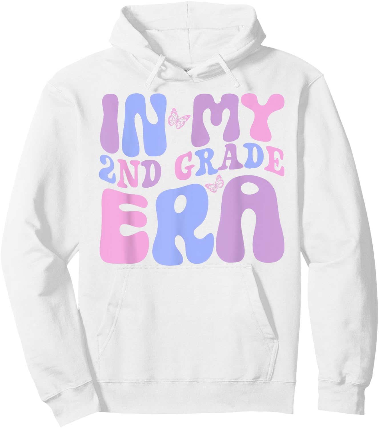 In My Second 2nd Grade Era, cute second grade girls teacher Hoodie - Hoodie | White