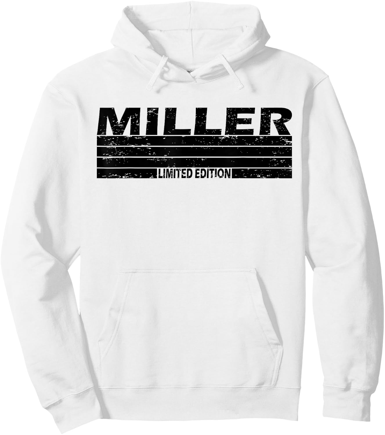 Miller Surname Limited Edition Retro Vintage Style Sunset Hoodie - Hoodie | White