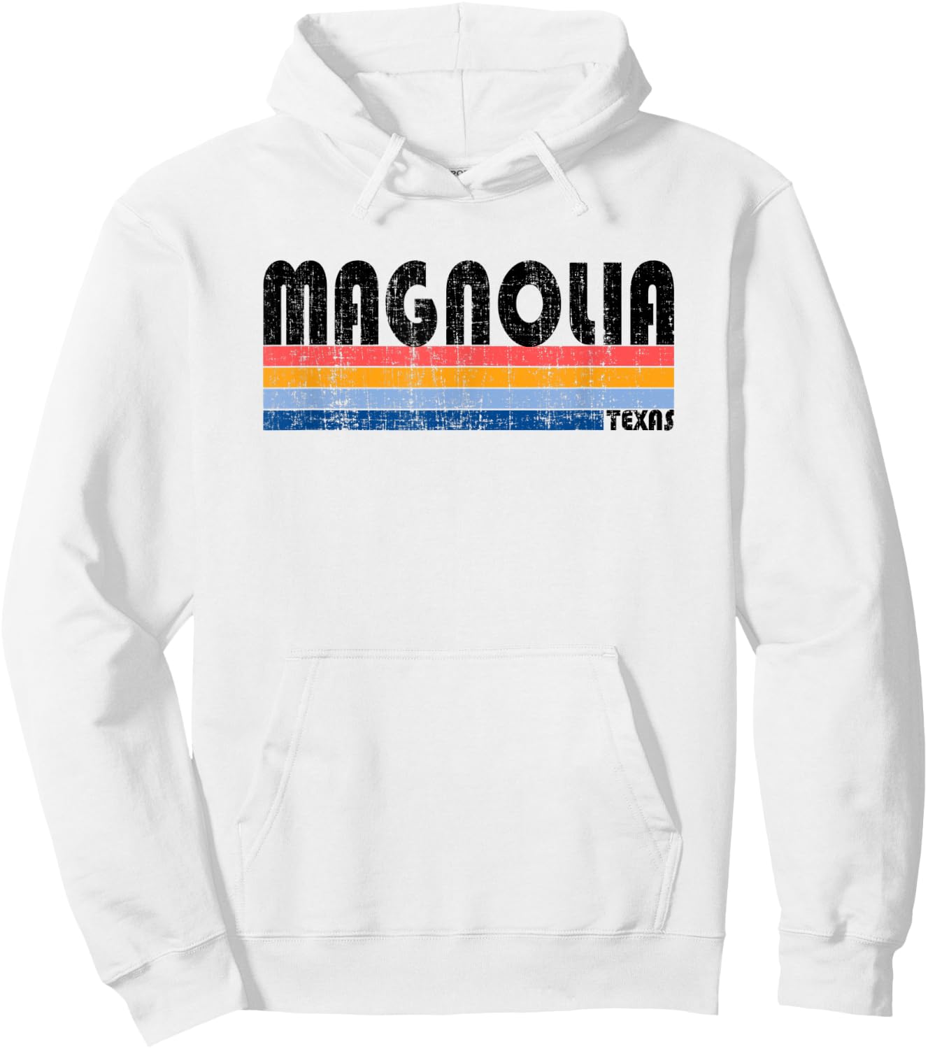 Vintage 70s 80s Style Magnolia, TX Hoodie - Hoodie | White