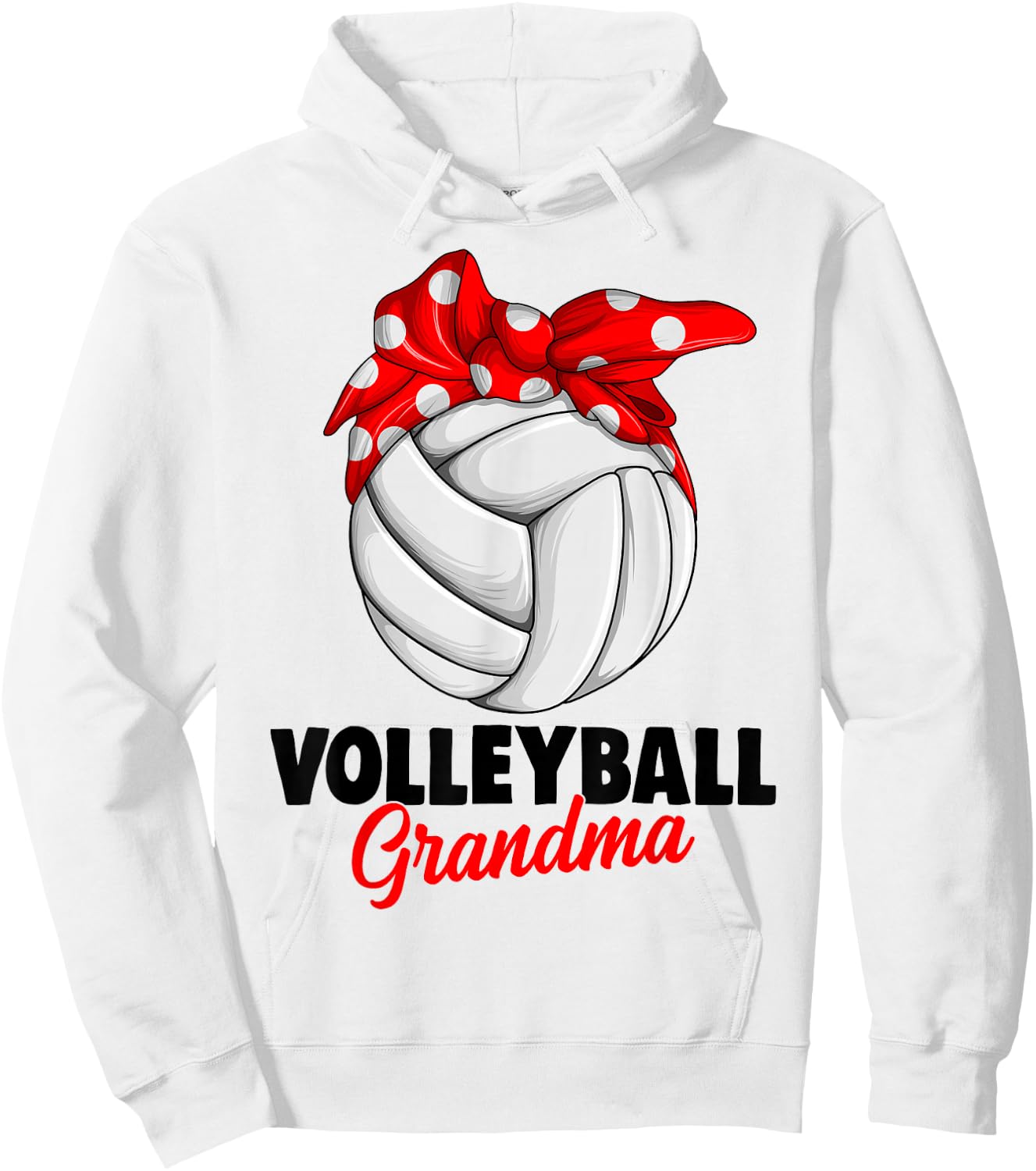 Volleyball Grandma Women Hoodie - Hoodie | White
