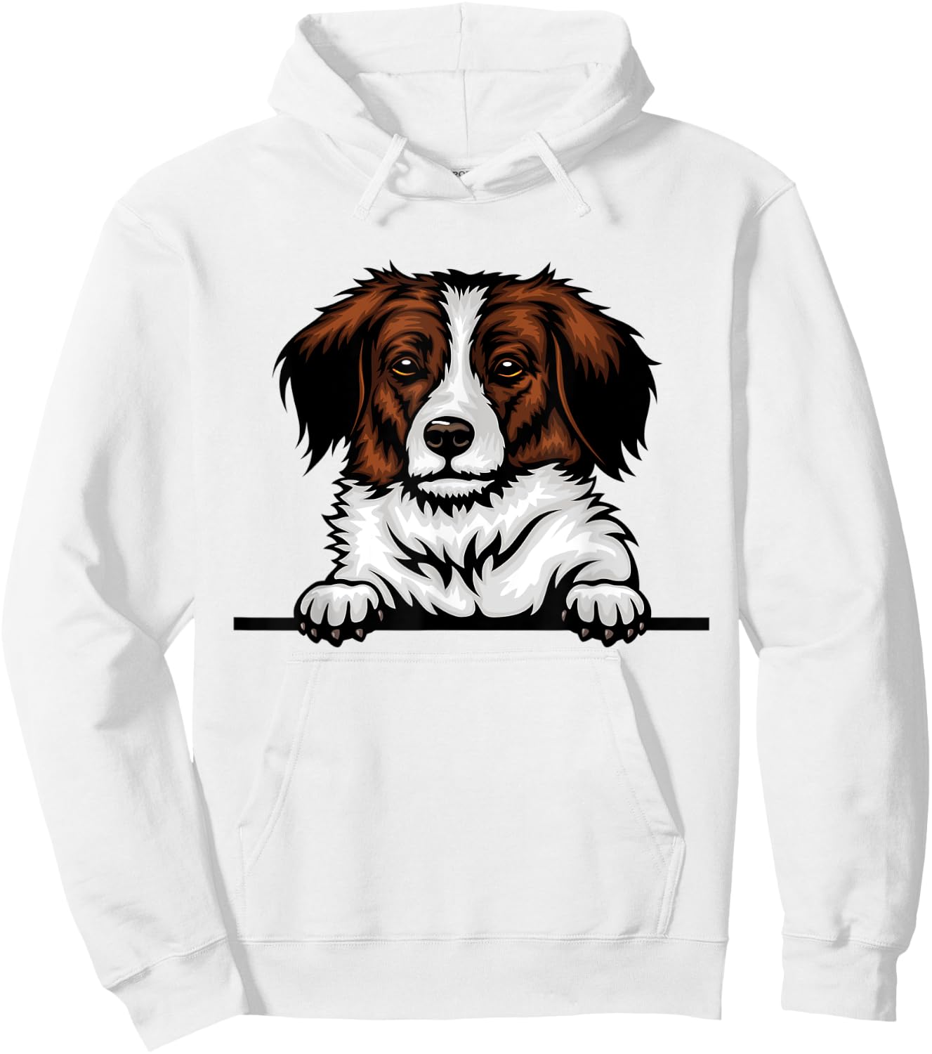 Kooikerhondje Dog Breed Popping Up Fun Kooikerhondje Owner Men Women Kids Hoodie - Hoodie | White