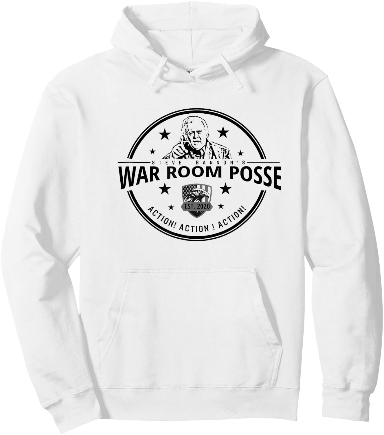 Bannon's War Room Posse Political Gift Hoodie - Hoodie | White
