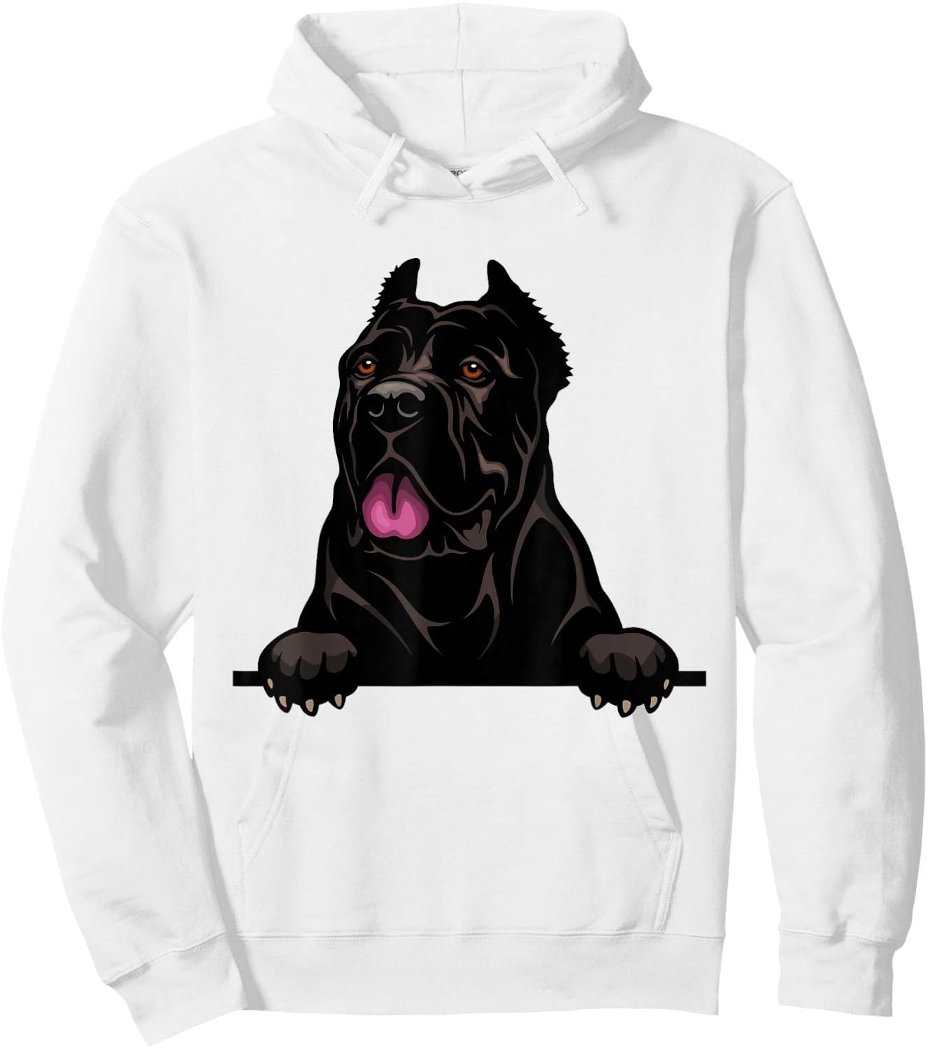 Cane Corso Dog Breed Popping Up Fun Cane Corso Owner Hoodie - Hoodie | White