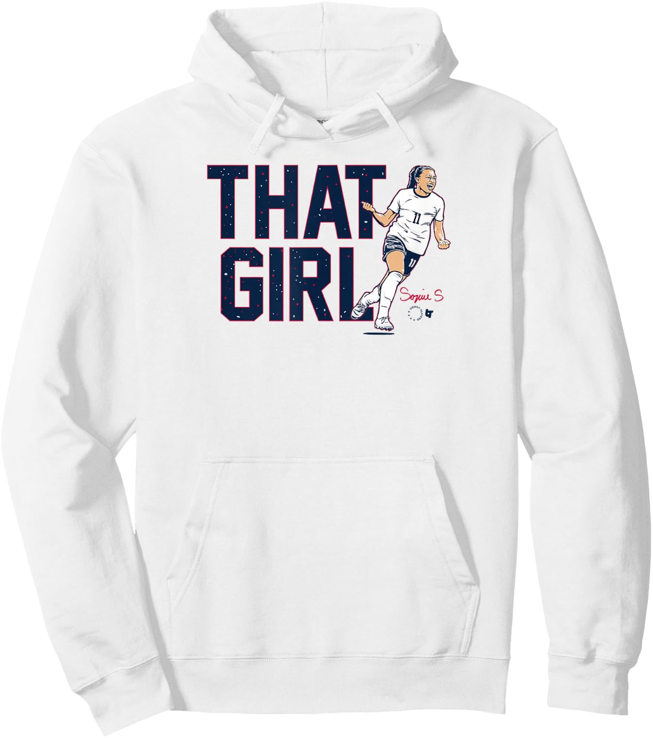 Sophia Smith - That Girl - USWNTPA - USA Soccer Hoodie - Hoodie | White