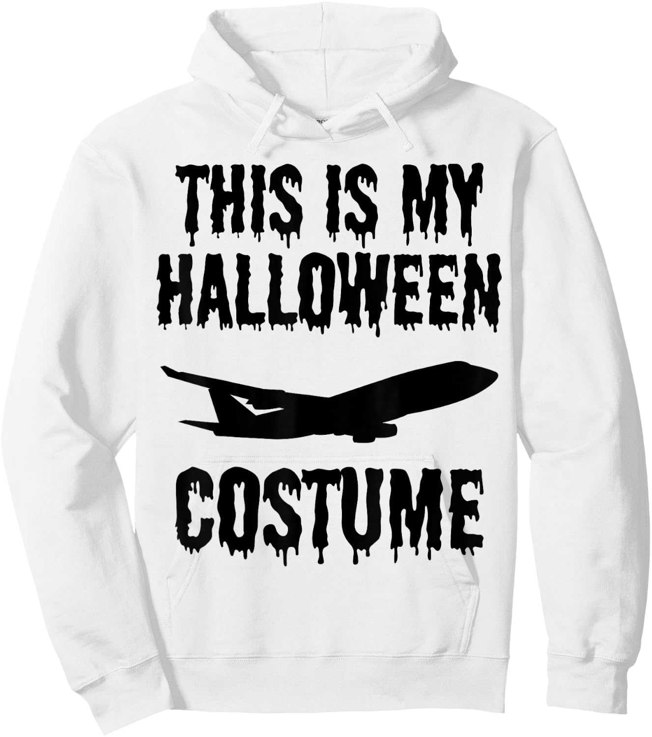 This is My Halloween Costume Funny Airplane Pilot Aviation Hoodie - Hoodie | White