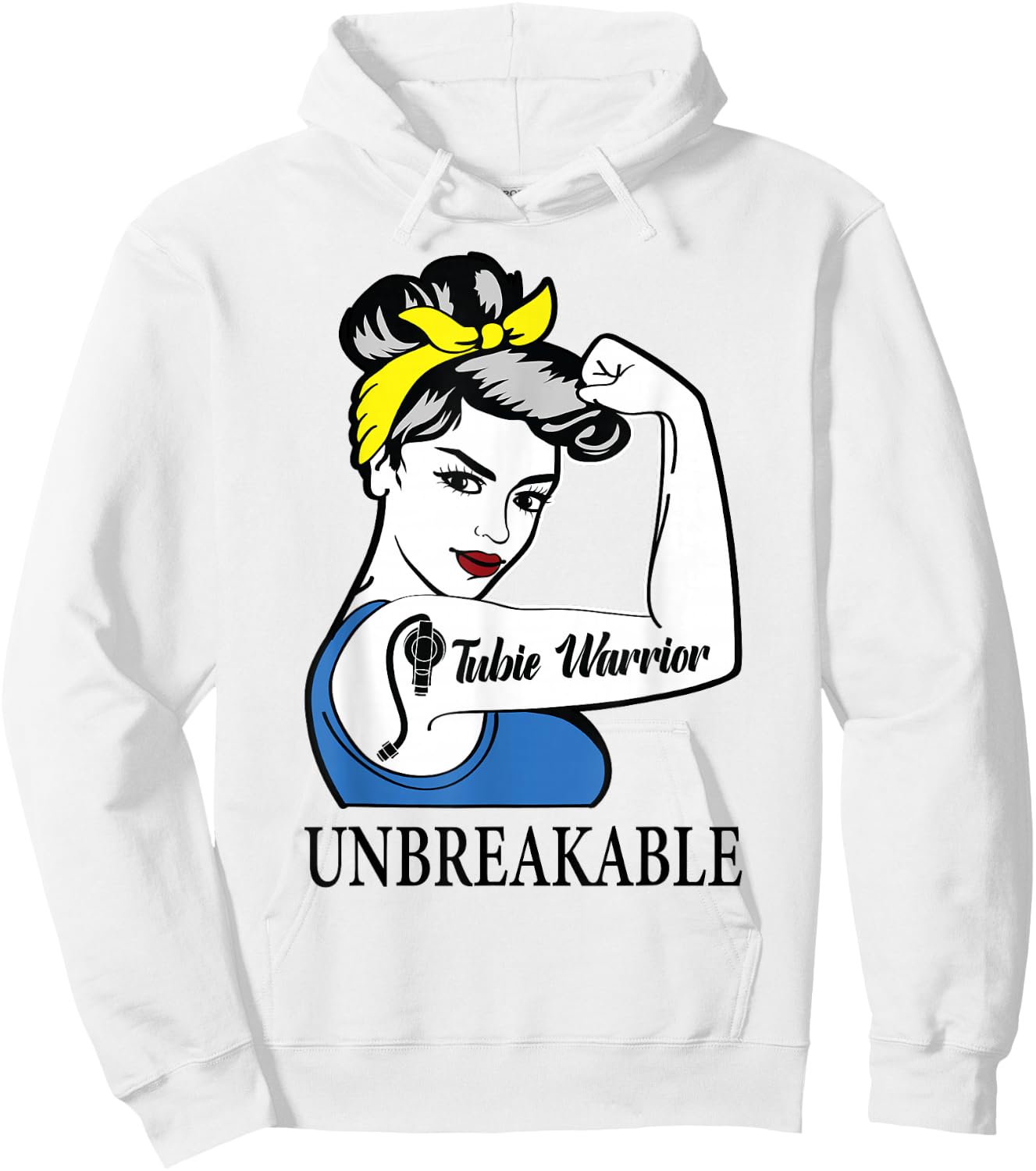 Feeding Tube Awareness Feeding G Tube Supplies Hoodie - Hoodie | White