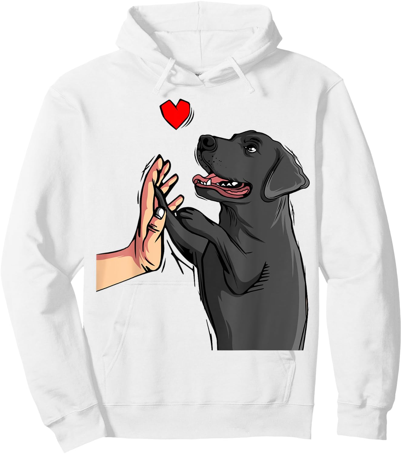 Black Lab Labrador Retriever Women Hoodie - Hoodie | White