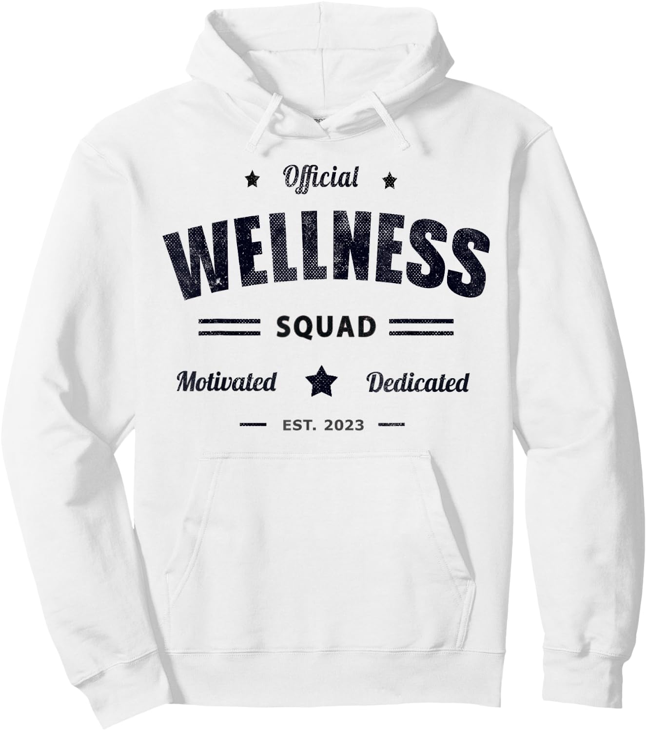 Official WELLNESS SQUAD P.E Motivated Health Trainer Rocks Hoodie - Hoodie | White