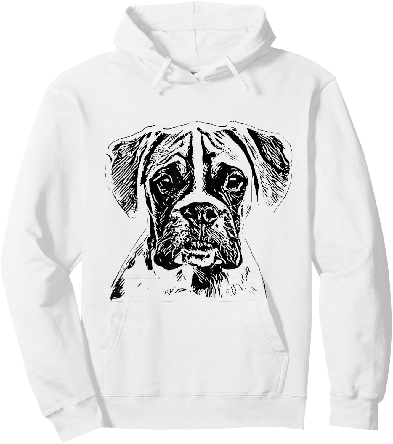 Boxer Dog Pet Boxer Hoodie - Hoodie | White
