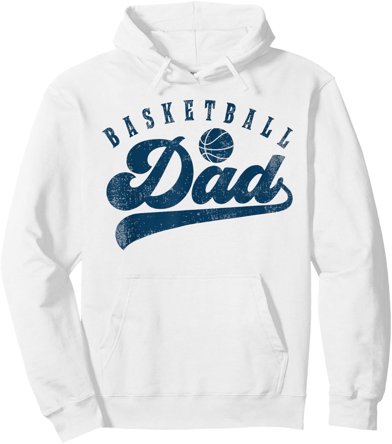Basketball Dad Gifts Daddy Father's Day Hoodie - Hoodie | White