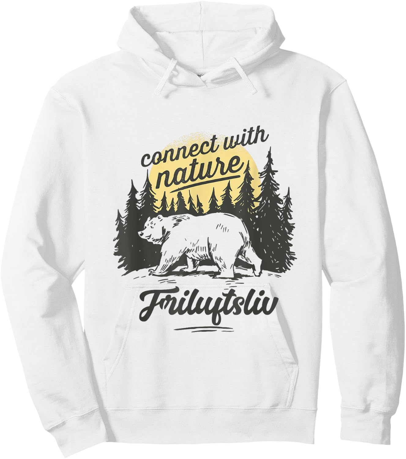 Friluftsliv Connect With Nature Hoodie - Hoodie | White