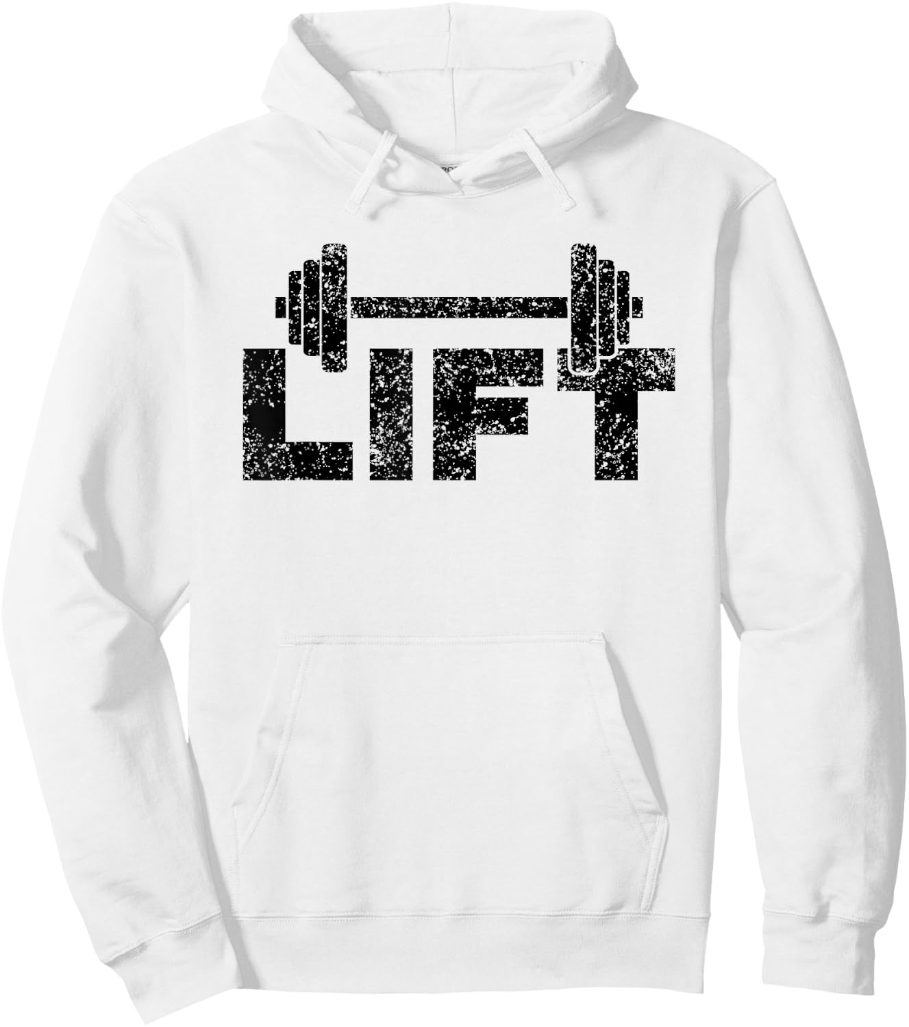 Lift Workout Lifting Weightlifting Gym Hoodie - Hoodie | White