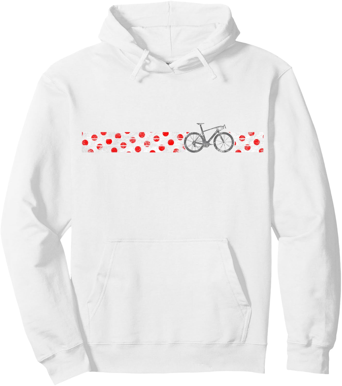 Polkadot Jersey Design Climbing Champ Bike Race Cycling Hoodie - Hoodie | White