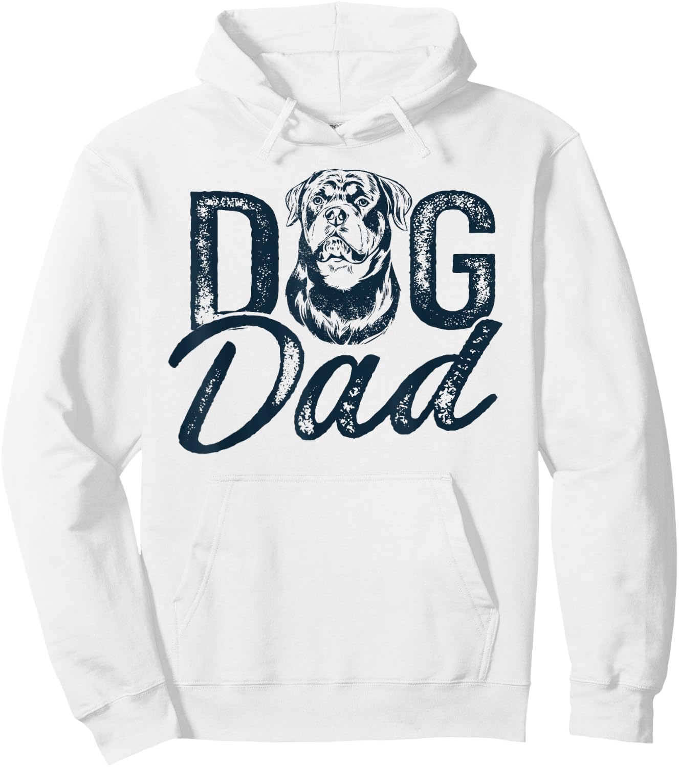 Rottweiler Dog Dad Rottie Hoodie - Hoodie | White