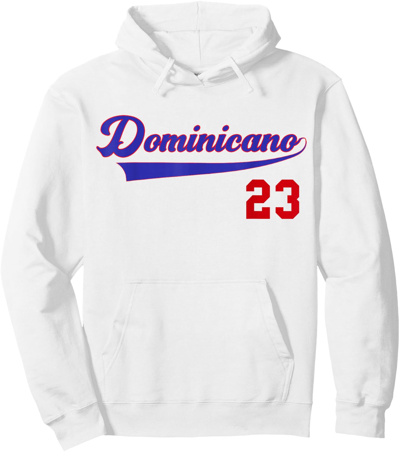 Dominicano Flag RD Dominican Republic Baseball Jersey Hoodie - Hoodie | White