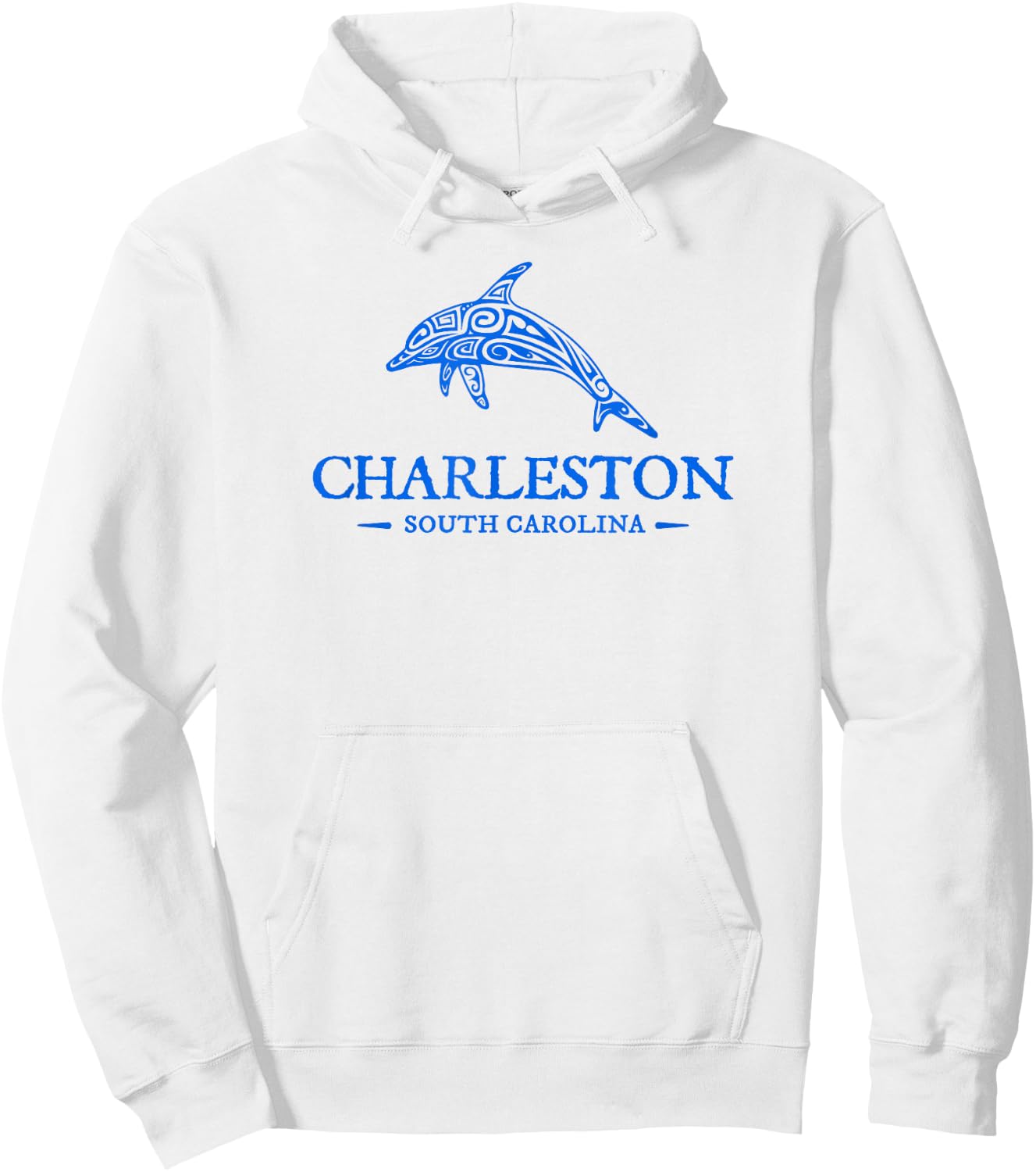 Charleston South Carolina Dolphin Boys Girls Souvenir Hoodie - Hoodie | White