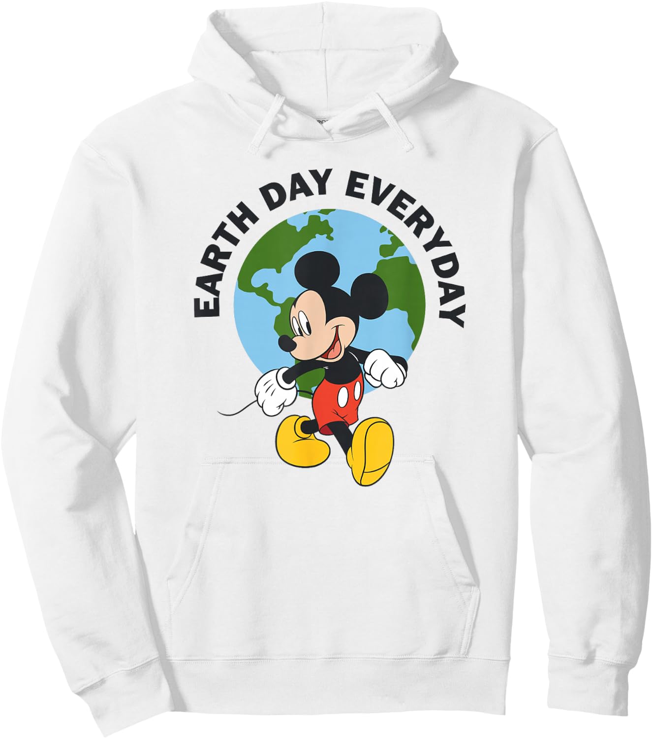 Disney Mickey And Friends Earth Day Every Day Globe Portrait Hoodie - Hoodie | White