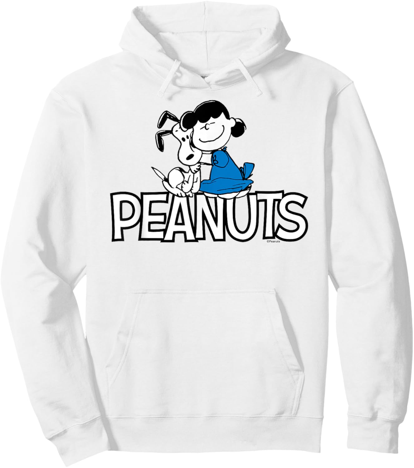 Peanuts - Snoopy & Lucy Hoodie - Hoodie | White