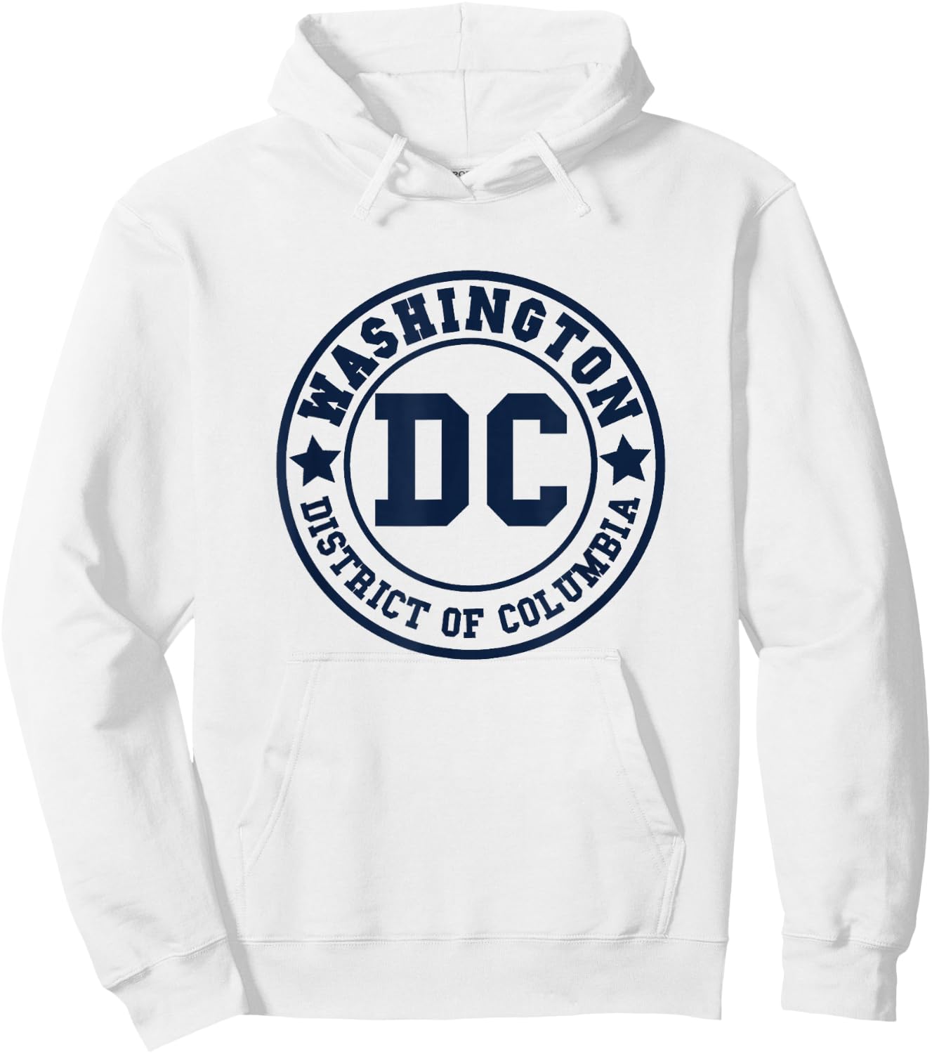Washington DC - Athletic Throwback Design - Classic Hoodie - Hoodie | White