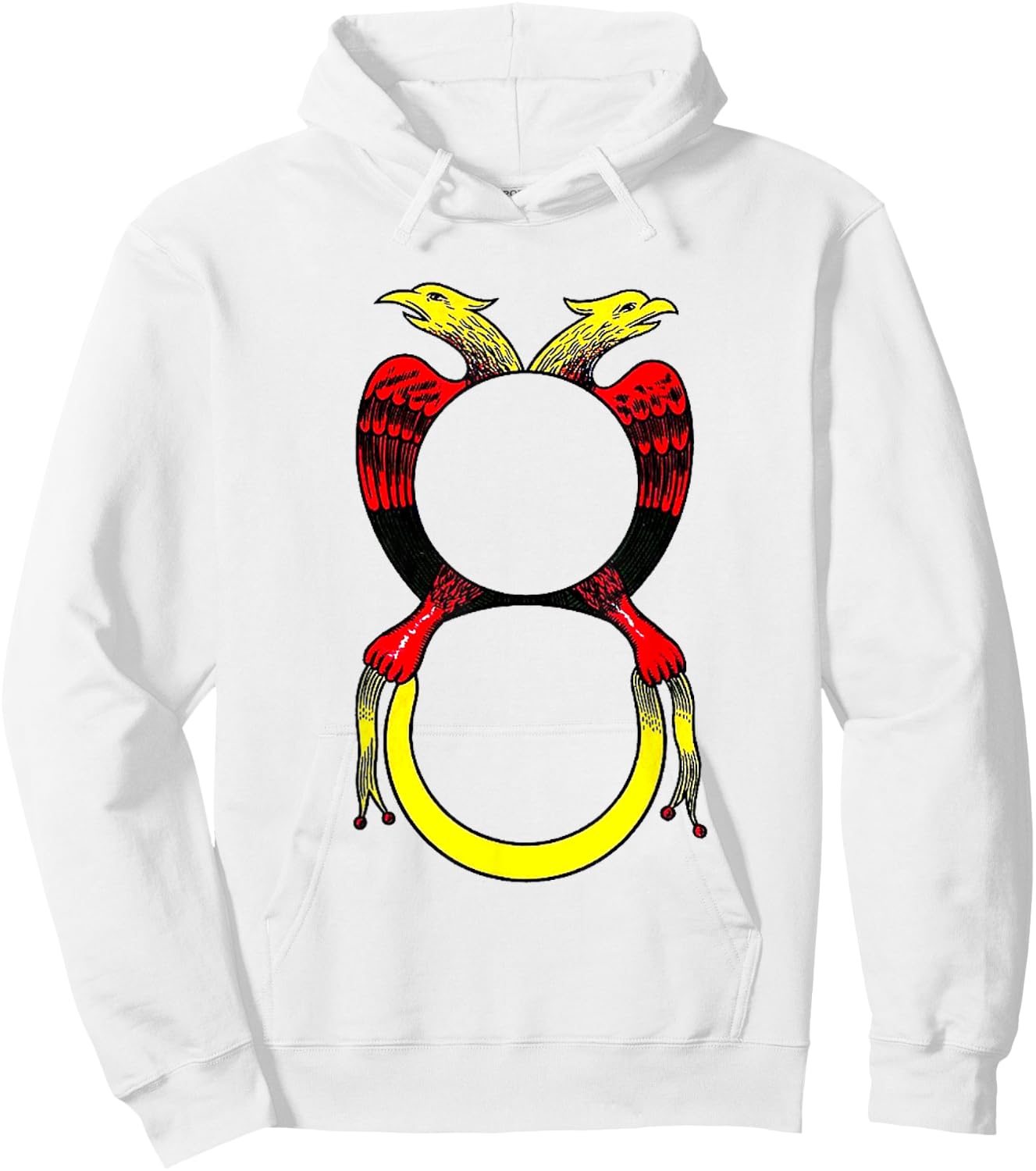 Ace of Denari [Carte Neapolitane] The Italian playing cards Hoodie - Hoodie | White