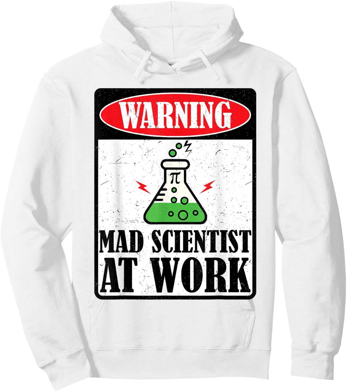 Funny Mad Scientist Science Teacher Halloween Costume Kids Hoodie - Hoodie | White