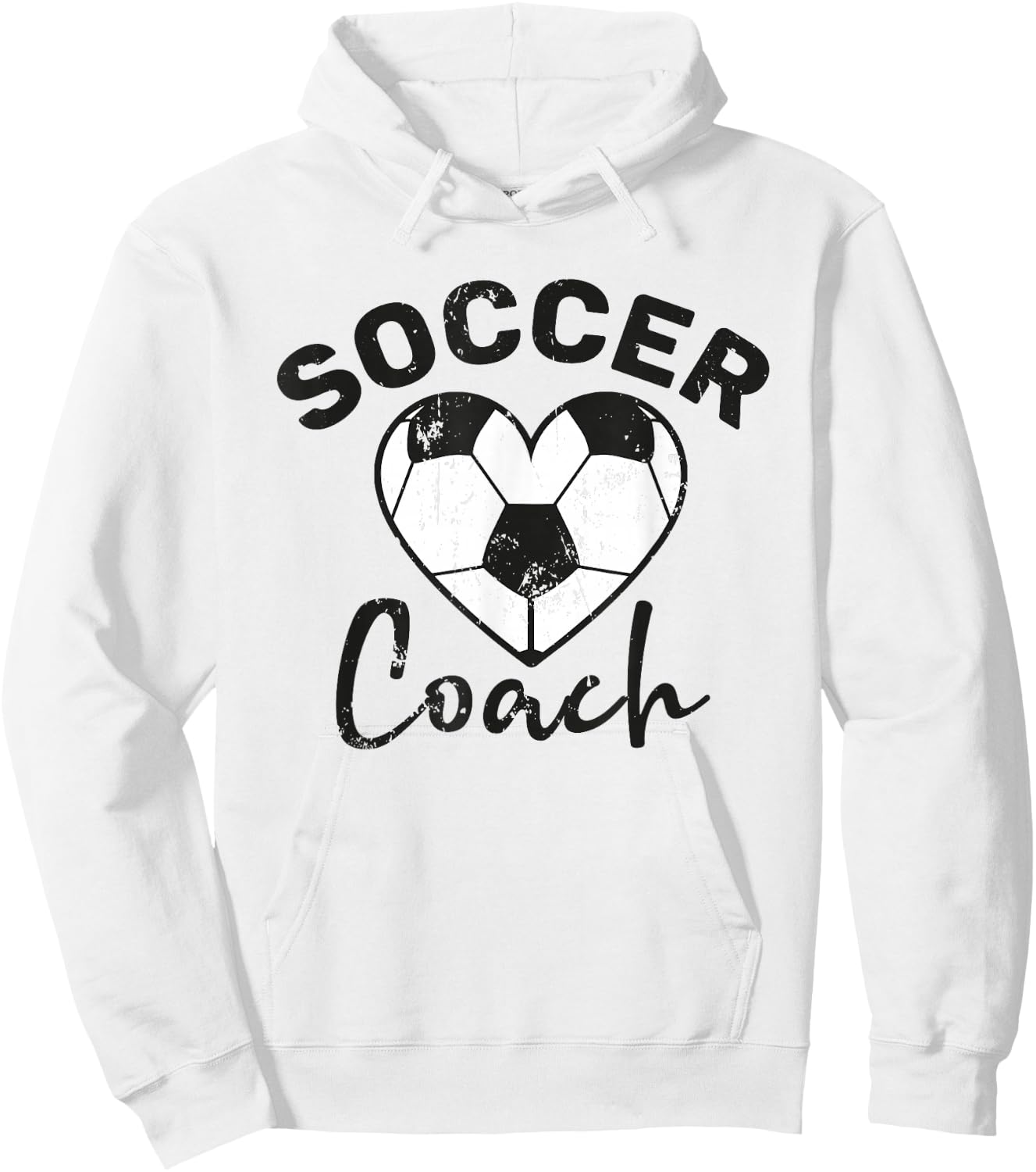 Funny Soccer Coach Hoodie - Hoodie | White