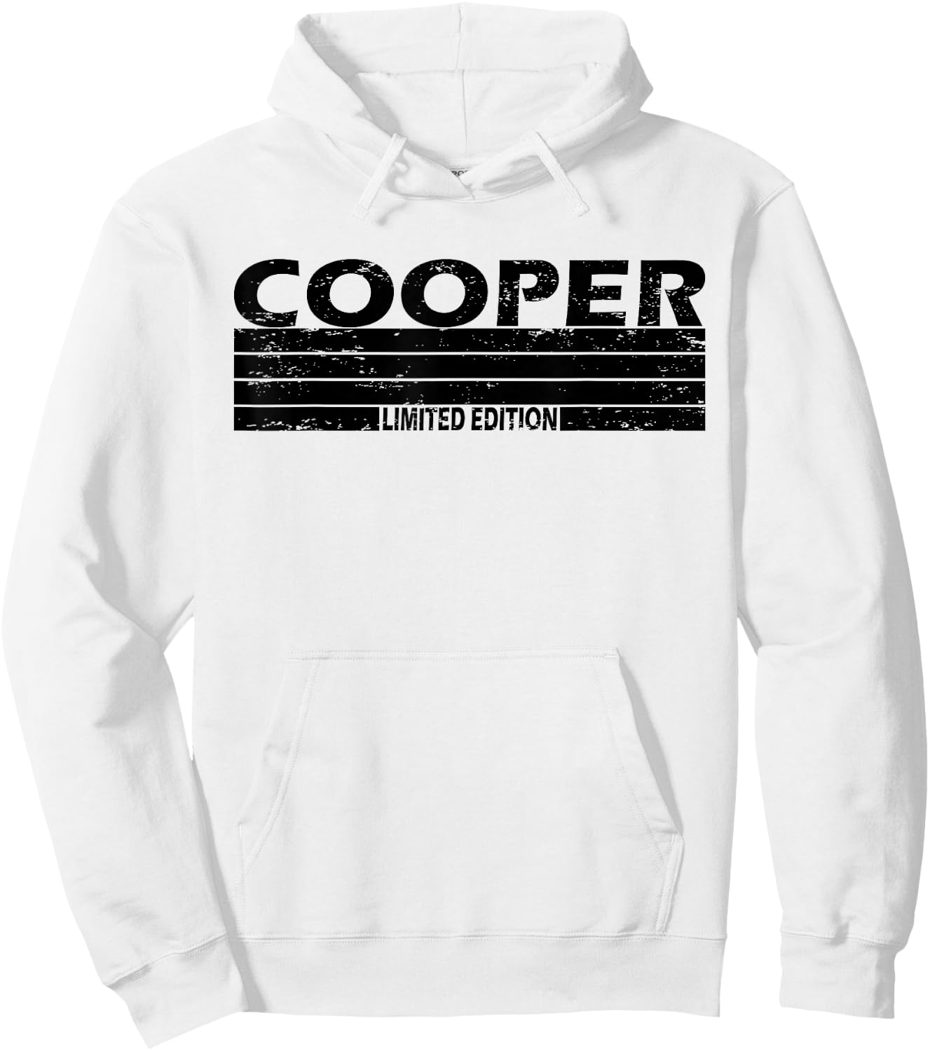 Cooper Surname Limited Edition Retro Vintage Style Sunset Hoodie - Hoodie | White