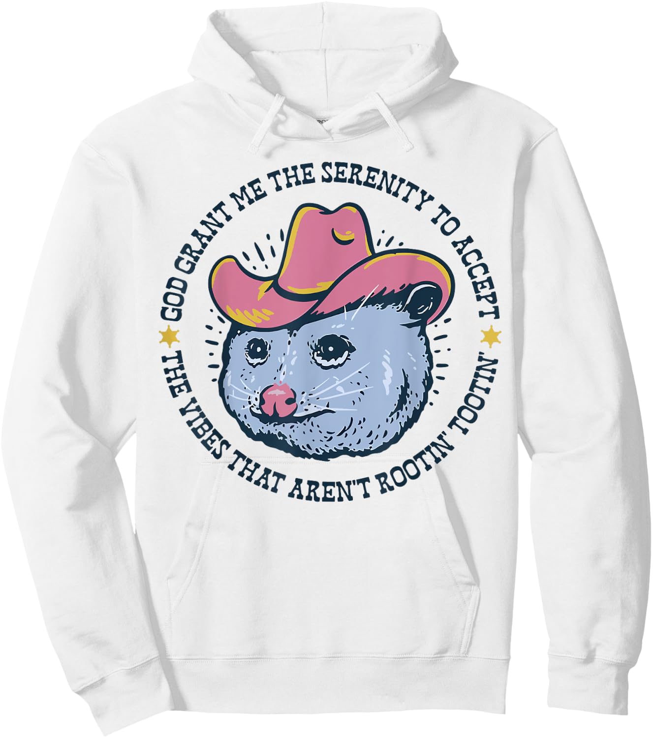 God Grant Me The Serenity To Accept The Vibes Hoodie - Hoodie | White