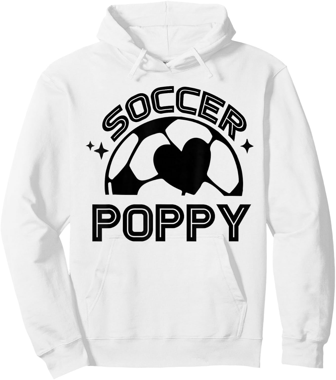 Soccer Poppy Funny Ball Poppy Hoodie - Hoodie | White