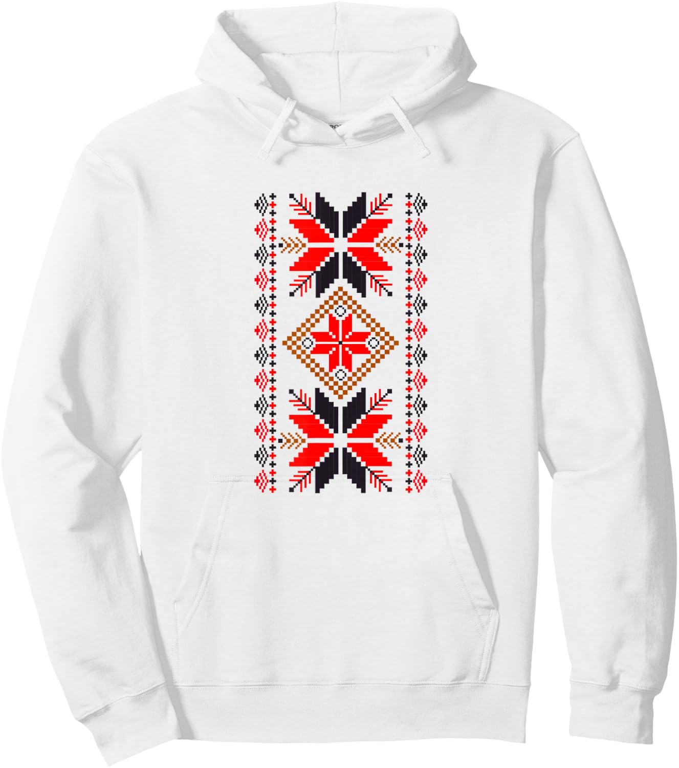Bulgarian Traditional Shevitsa National Holiday Hoodie - Hoodie | White