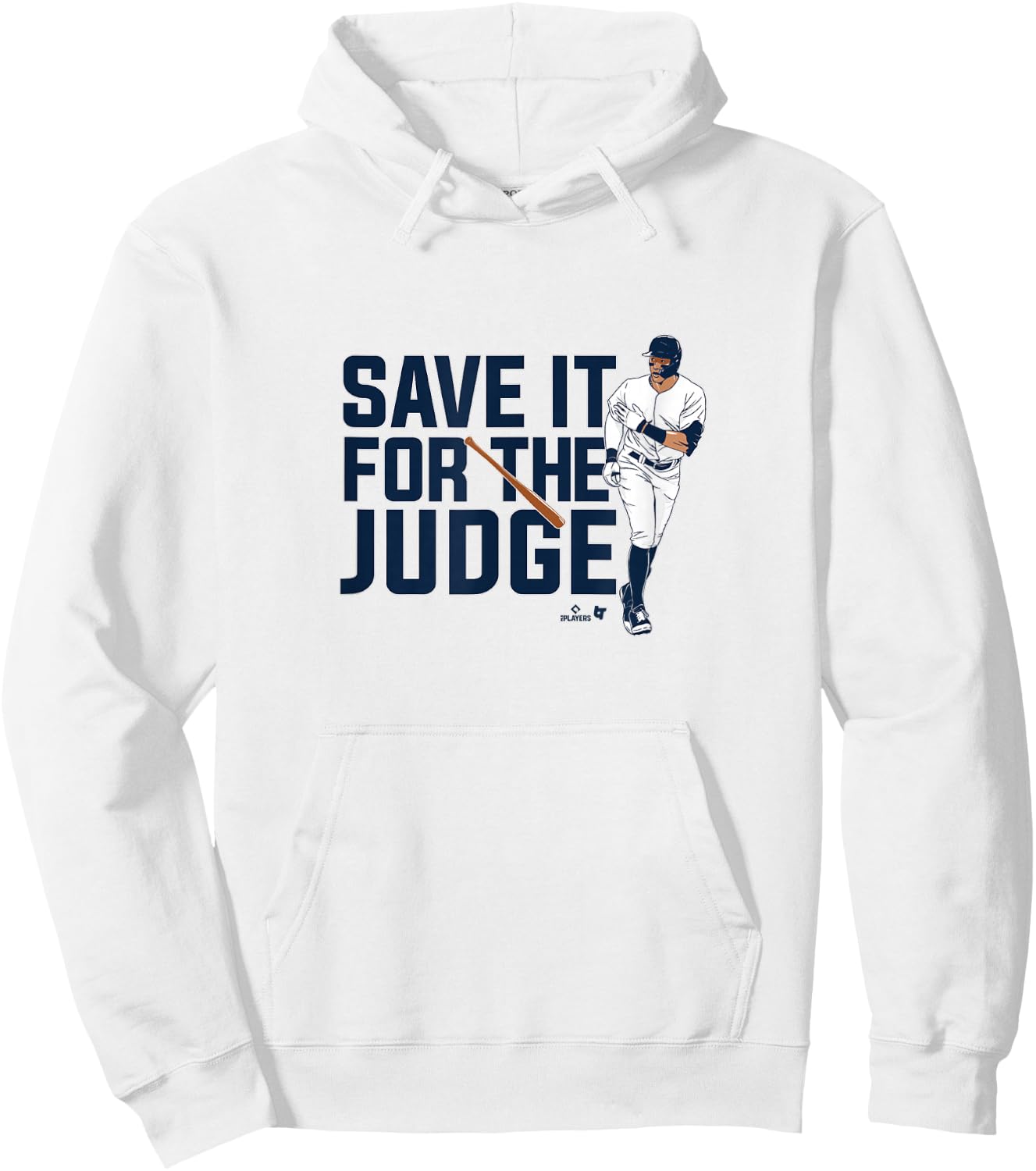 Aaron Judge - Save it for the Judge - New York Baseball Hoodie - Hoodie | White