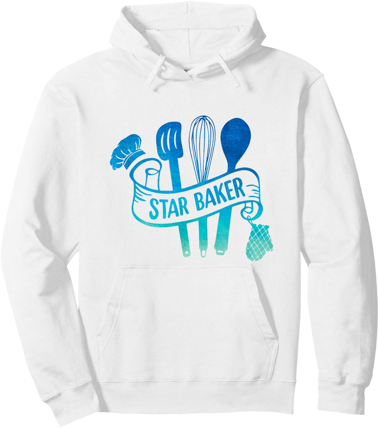 Star Baker Cake Baking Confectioner Cupcake Pastry Caking Hoodie - Hoodie | White