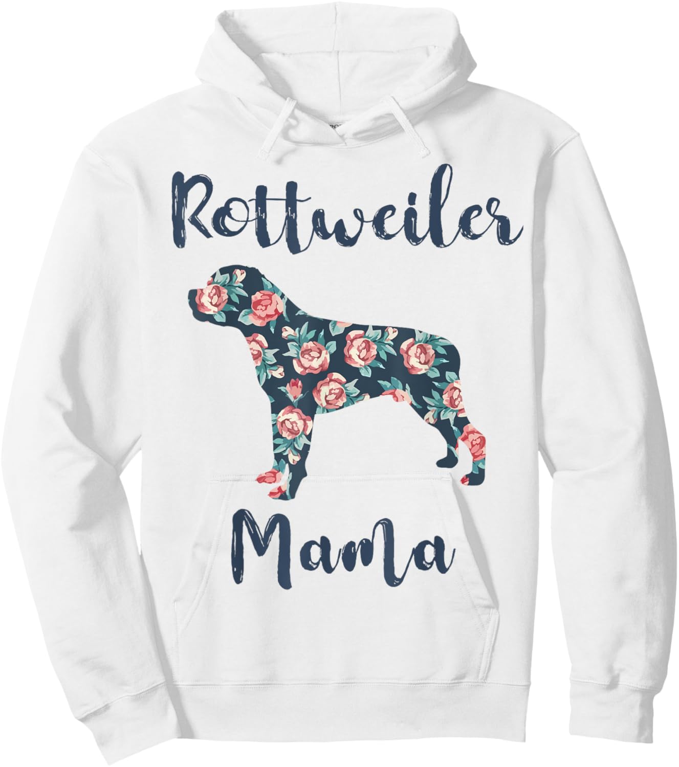 Rottweiler Gift Women Rottie Mom Rottweiler Mama Mothers Day Hoodie - Hoodie | White