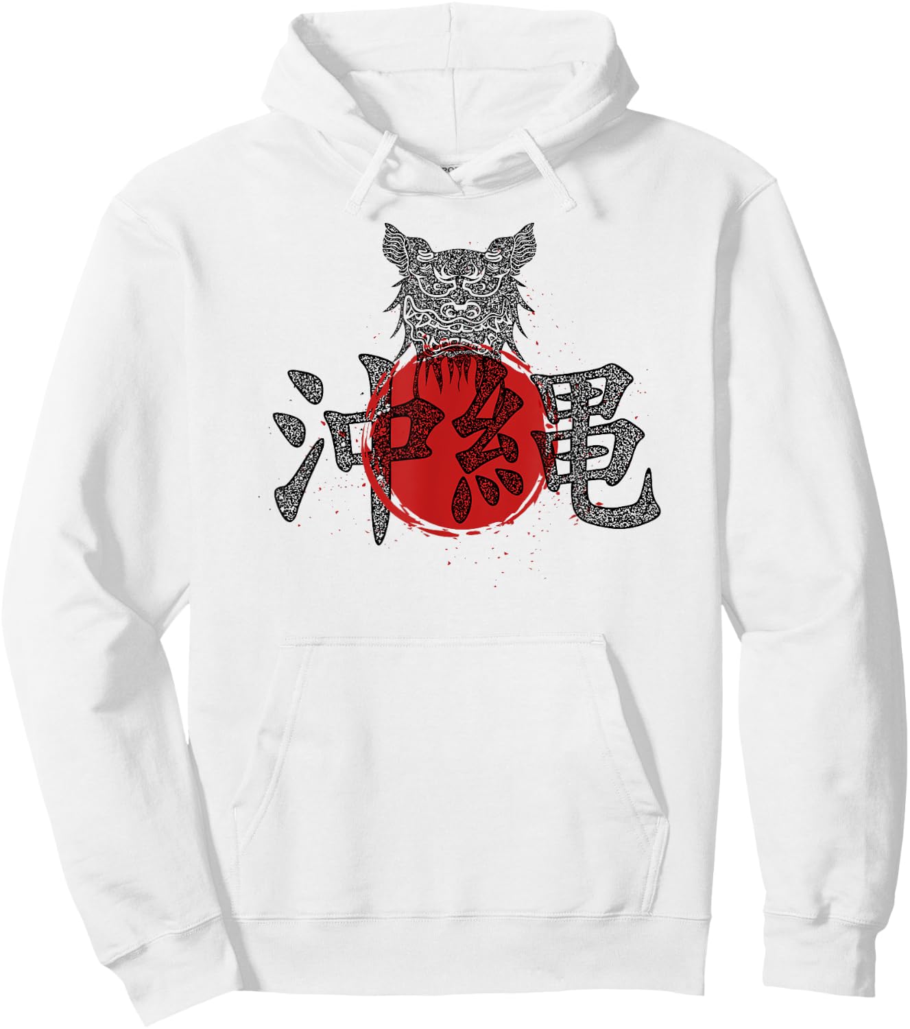 Shisa Okinawa Japan A Japanese Guardian Lion Hoodie - Hoodie | White