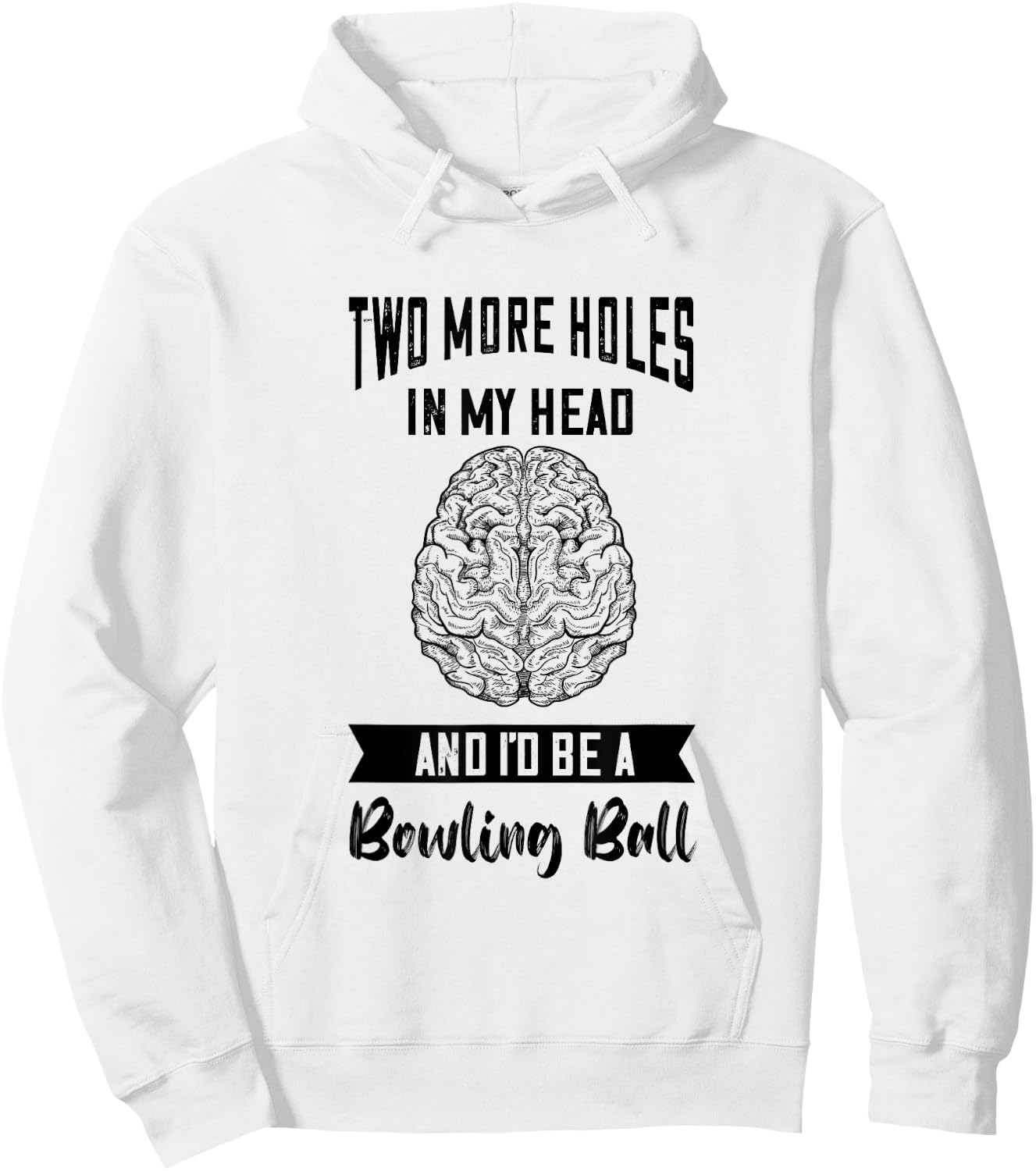 Brain Surgery Two More Holes In My Head Tumor Cancer Hoodie - Hoodie | White