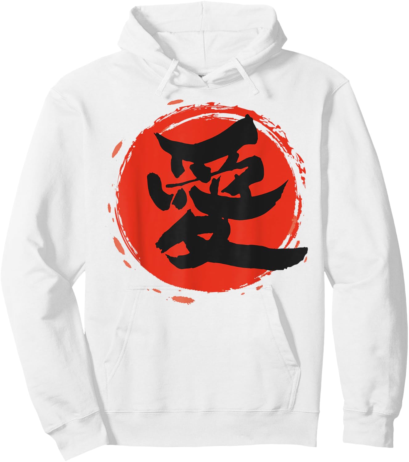 Love Written in Traditional Chinese Kanji Character Hoodie - Hoodie | White